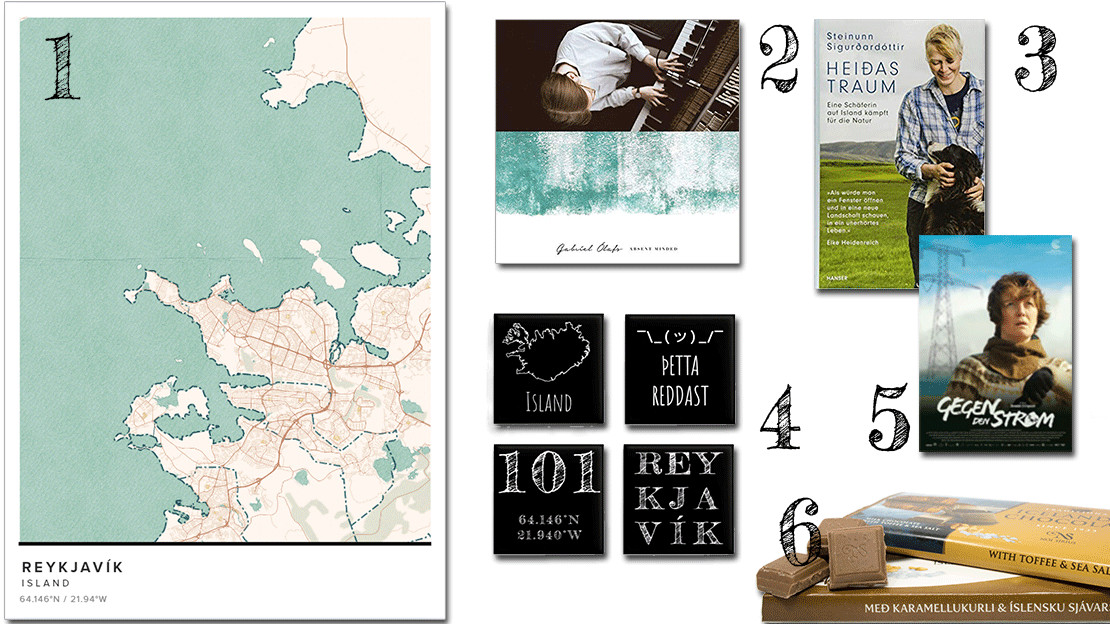 Geschenkideen für Island-Fans Weihnachten