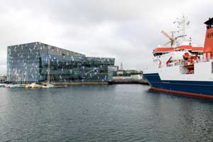 Harpa Hafenseite Reykjavik