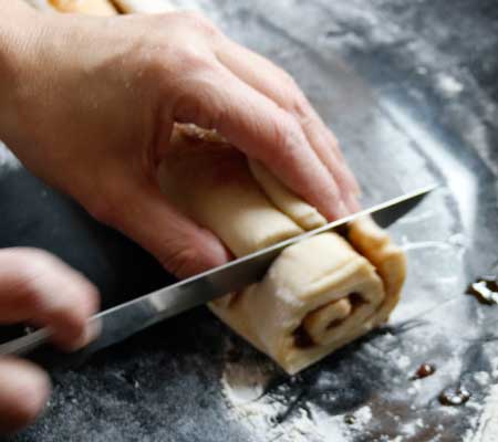  2-cm-dicke Schieben schneiden