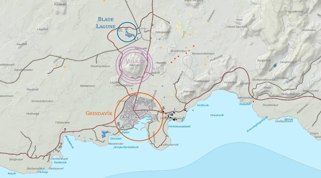 Island | 21.12.2023 | Aktiver Vulkanausbruch bei Grindavík