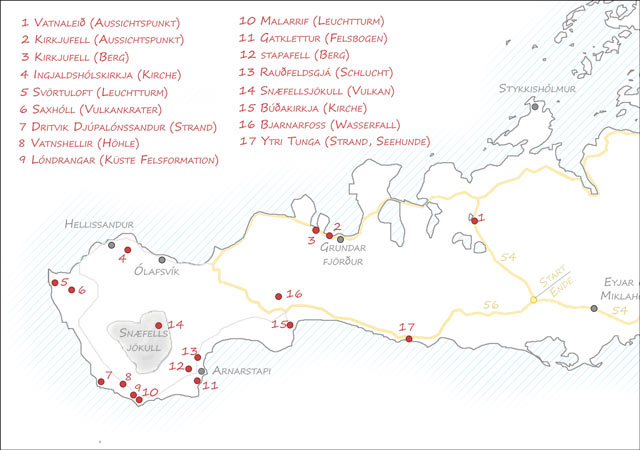 17 Highlights der Sn&aelig;fellsnes Halbinsel - Die sch&ouml;nsten Sehensw&uuml;rdigkeiten
