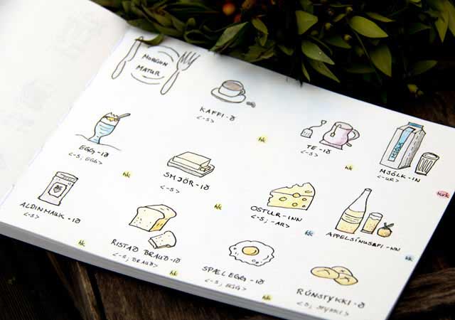 Der Wortschatz rund um das isländische Frühstück