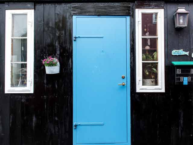 Hauseingang in Tórshavn