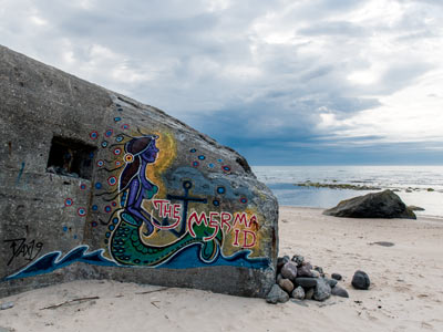 Meerjungfrau mit Ausblick
