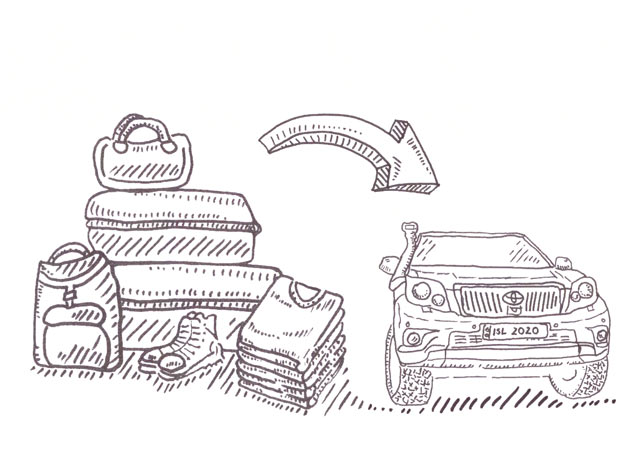 Reise - Was brauche ich wirklich? Wodurch kann ich Gepäck reduzieren?