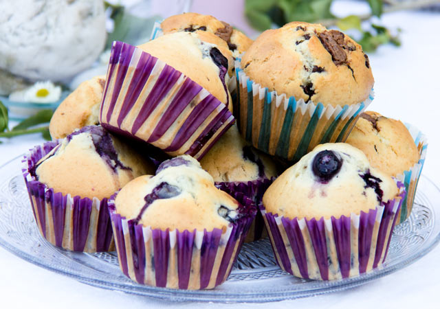 Frisch gebackene Muffins