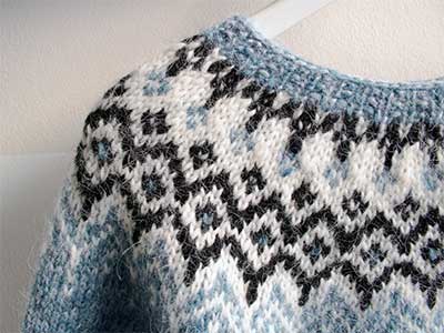 handgestrickter Lopapeysa