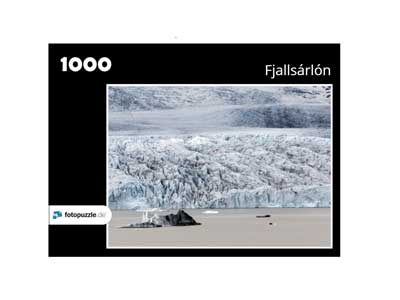 Puzzle mit island Motiv