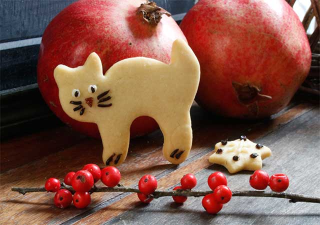 Julkekse in Form der isl&auml;ndischen Weihnachtskatze Jólak&ouml;tturinn 