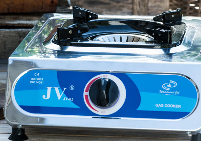 Kochen beim Zelten - die Kueche