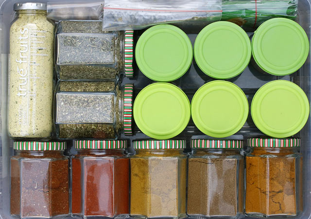 Kochen beim Zelten - Gewürzbox