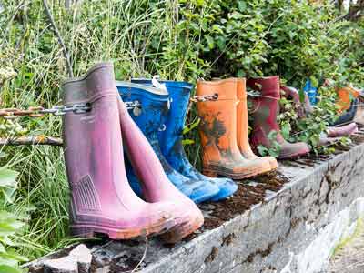 Kreativer Gartenzaun in H&ouml;fn