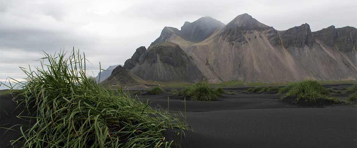 Blick auf das Vestrahorn.