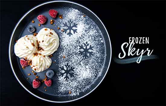 Frozen Skyr Winterdekoration