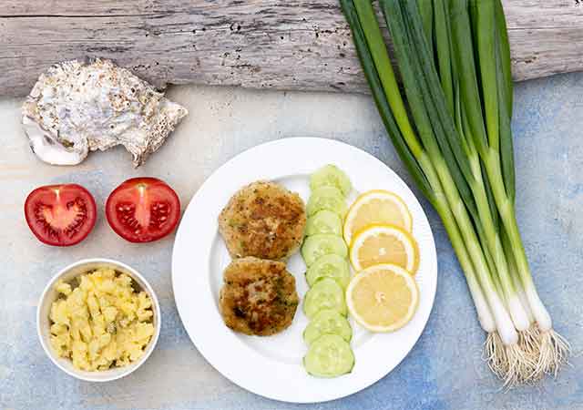 Island | Fisch | Frikadelle oder Burger aus Seelachs | Rezept