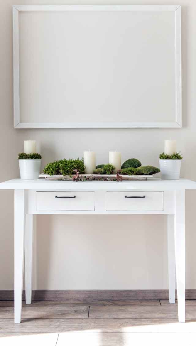 Island Adventskalender: Der leere Rahmen f&uuml;r den Adventskalender