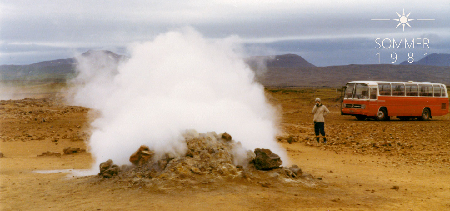 Island wie es einmal war: Eine 15-tägige Wanderreise im Sommer 1981. Wie war es vor 40 Jahren durch Island zu reisen? Ein Bild-Vergleich 'Damals und heute'