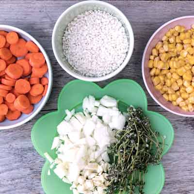 Relativ wenige Zutaten