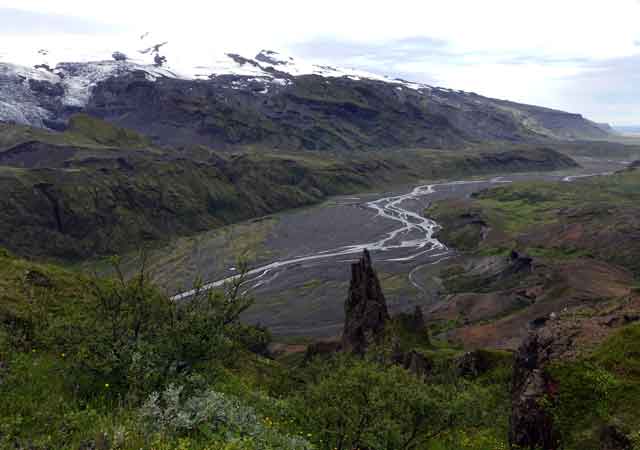 Blick auf das Thorsmoerk Tal