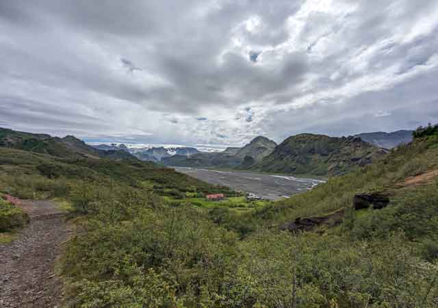 Abstieg nach Langidalur