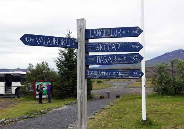 Wanderwege ab Húsadalur