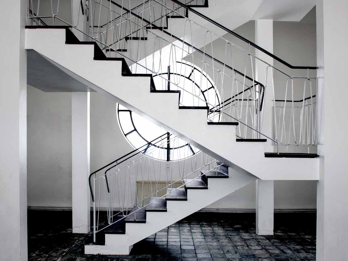 Zur Aussichtsplattform führen noch ein paar Treppen